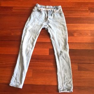 Re/Done skinny straight jeans size 23